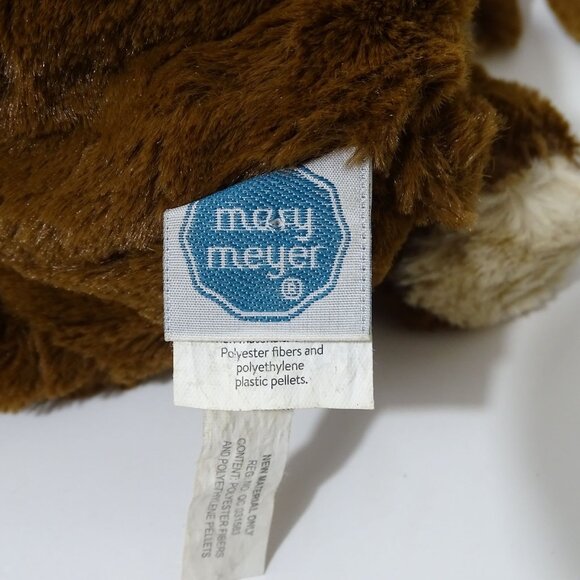 Mary Meyer Brown Plush Moose Stuffed Animal Toy 10.5" Machine Washable - Picture 4 of 9